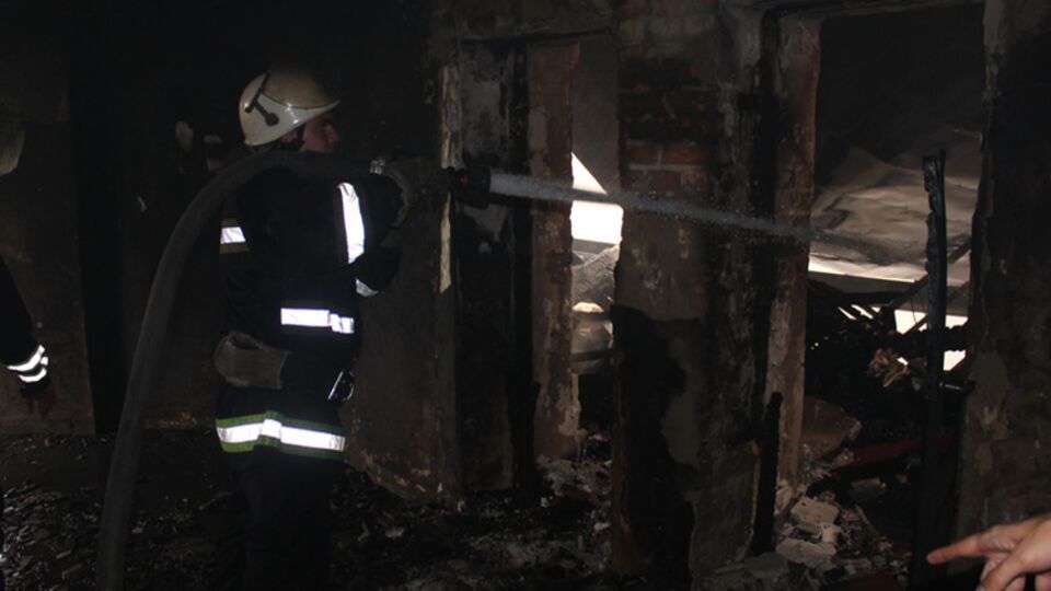 Зрительный зал выгорел полностью