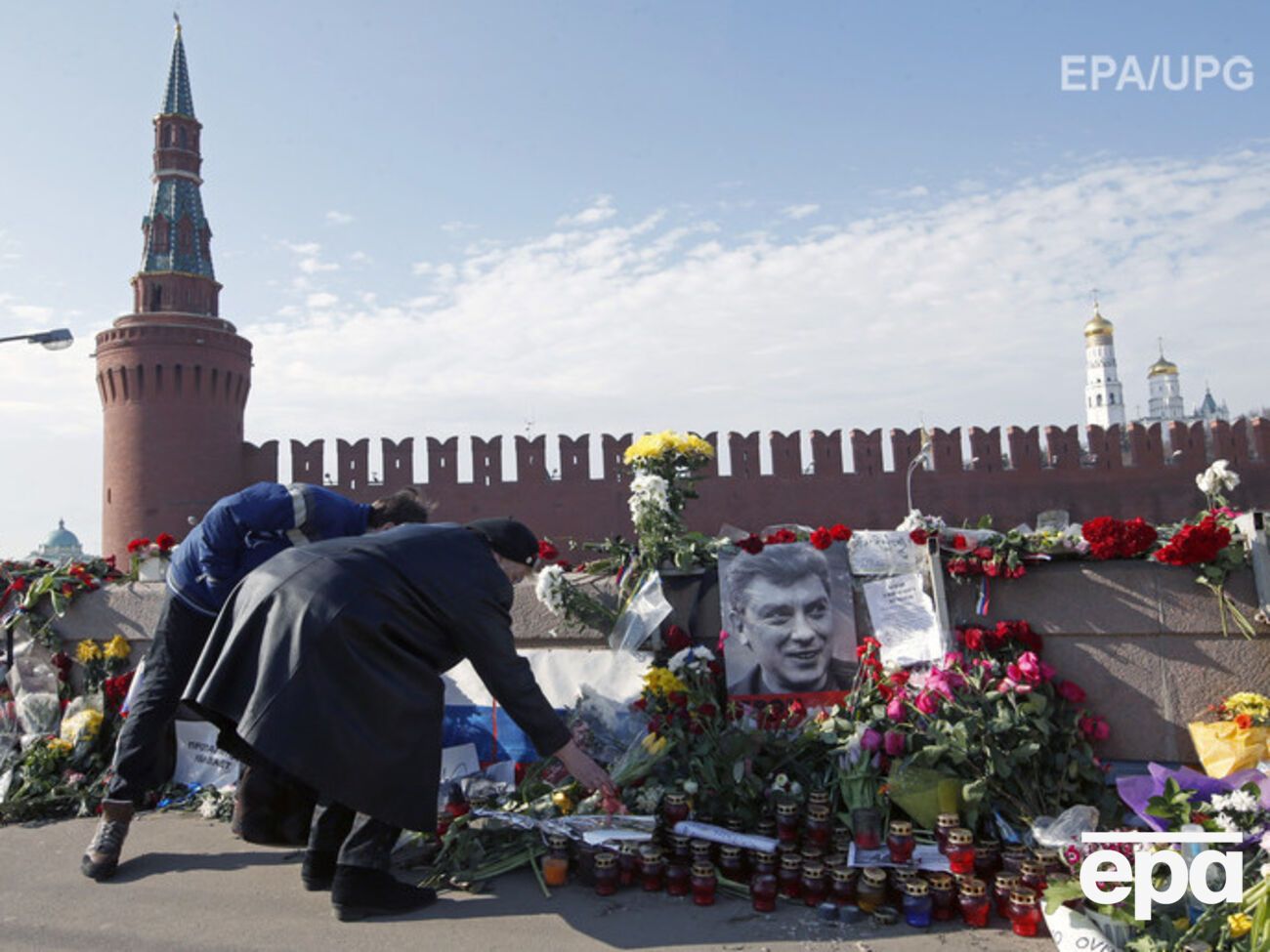 Место убийства Бориса Немцова в Москве