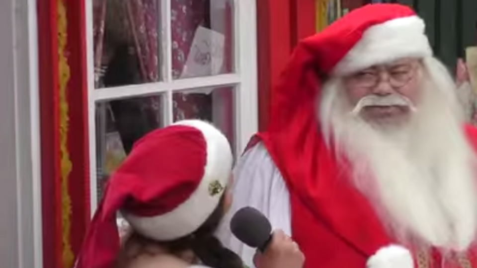 В Копенгагене проходит всемирный конгресс Санта-Клаусов. Видео