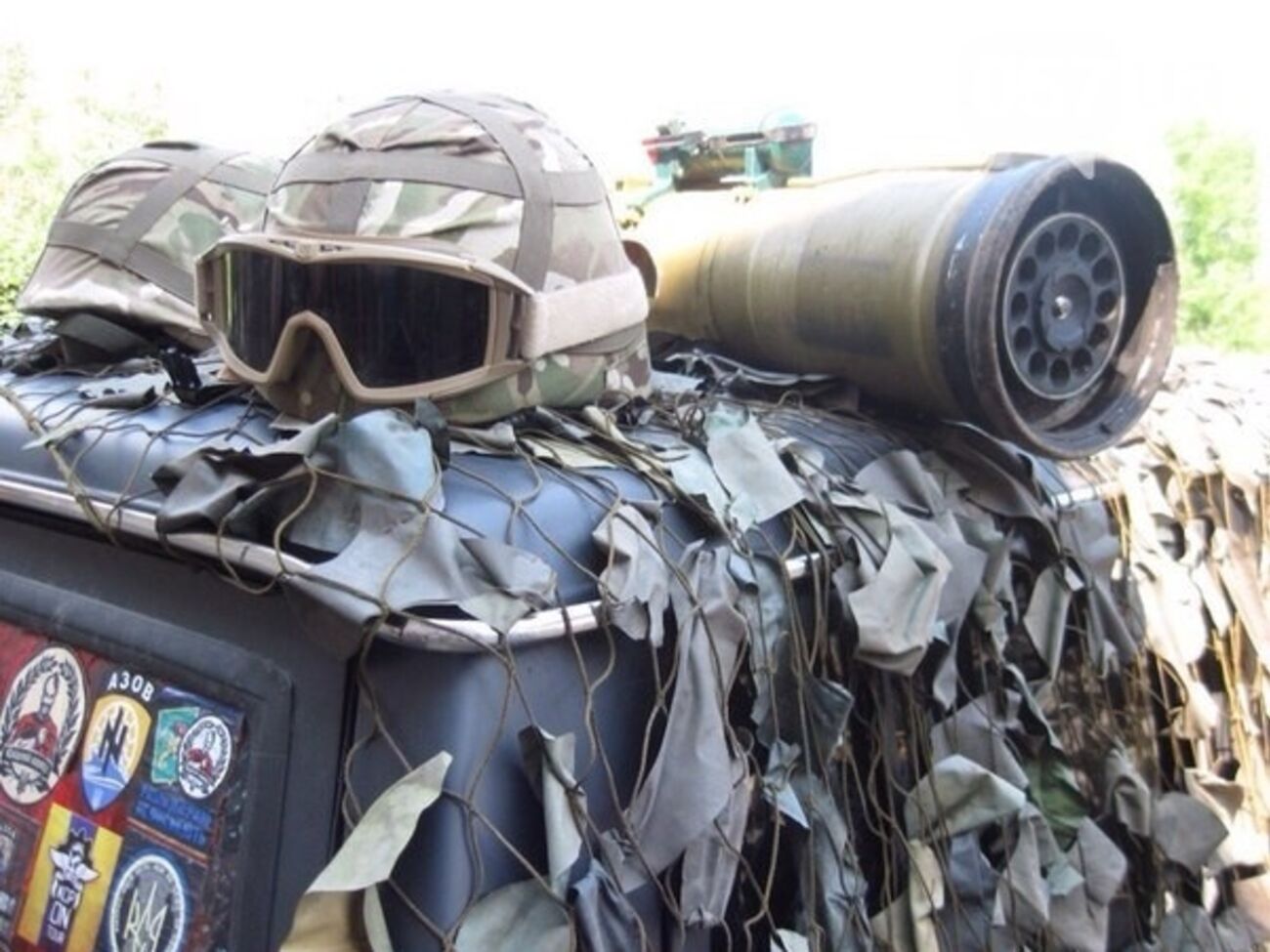 Украинские бойцы выстрелами заставили боевиков отойти