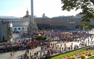 По данным МВД, ситуация на Майдане Незалежности спокойная