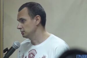 Олег Сенцов на судебном заседании в Ростове-на-Дону