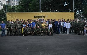 Яценюк и Аваков встретились с бойцами полка "Днепр-1". Фоторепортаж