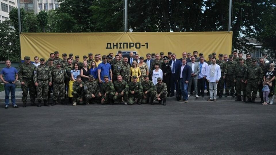 Яценюк и Аваков встретились с бойцами полка "Днепр-1". Фоторепортаж