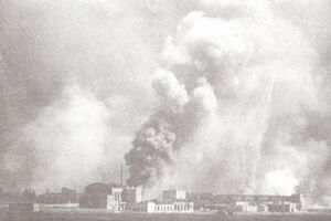 Последствия бомбардировки Киева, лето 1941 года