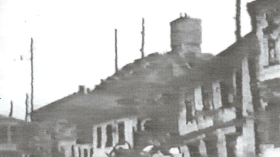 На Подоле, перекресток улиц Константиновской и Еленовской, 1941 год