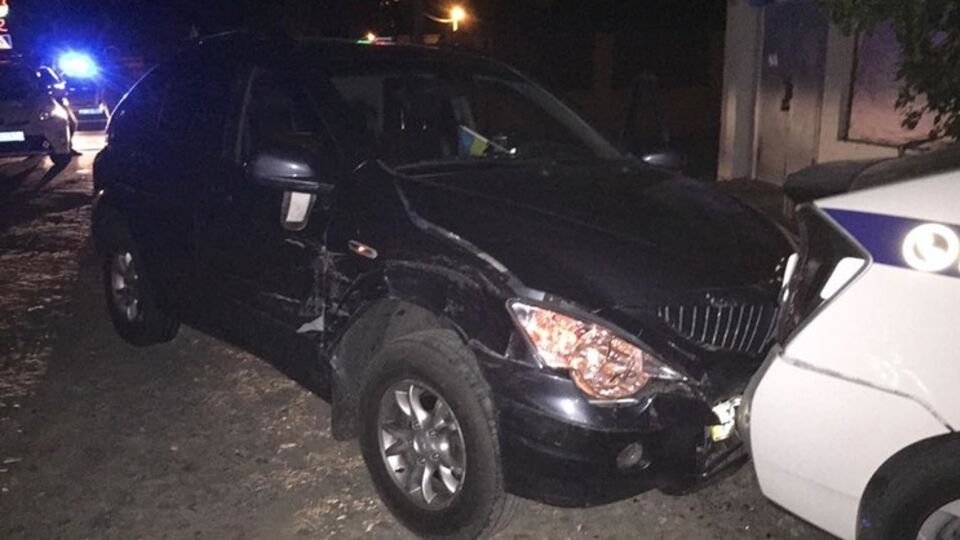 В Киеве произошло ДТП с участием автомобилей патрульной полиции. Фоторепортаж