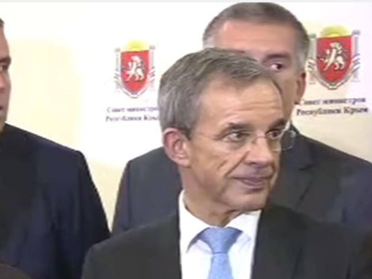 Тьерри Мариани на пресс-конференции в Крыму