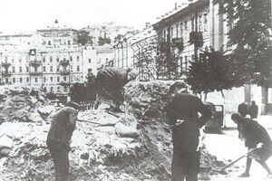 Баррикада на улице Фундуклеевской