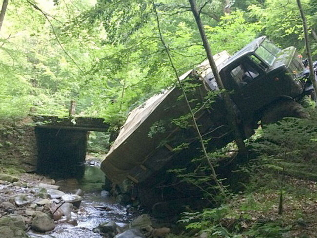 Неделю назад в Закарпатье также перевернулся грузовик со сборщиками ягод