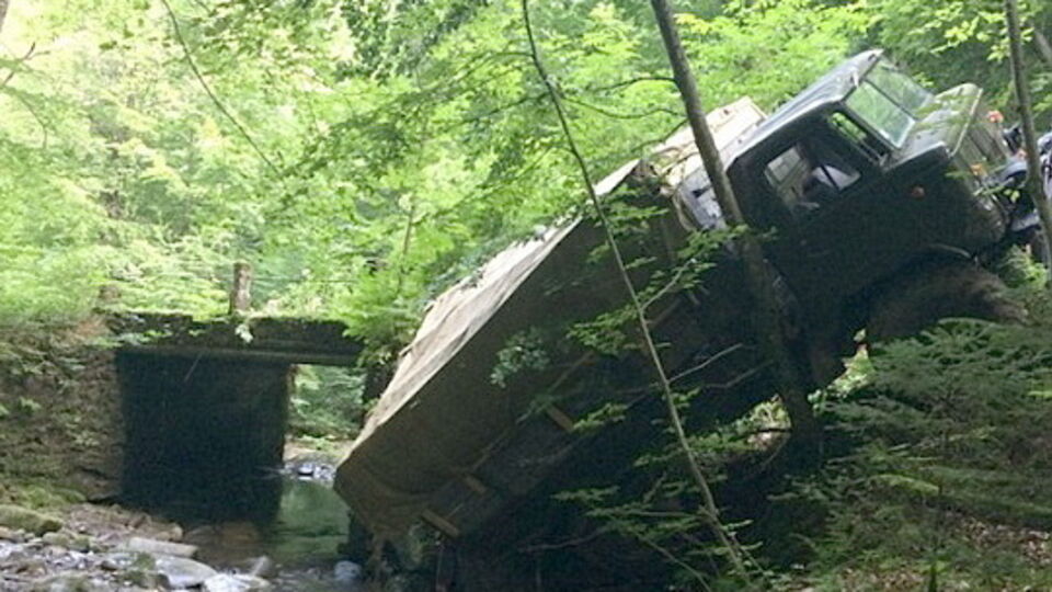 Неделю назад в Закарпатье также перевернулся грузовик со сборщиками ягод