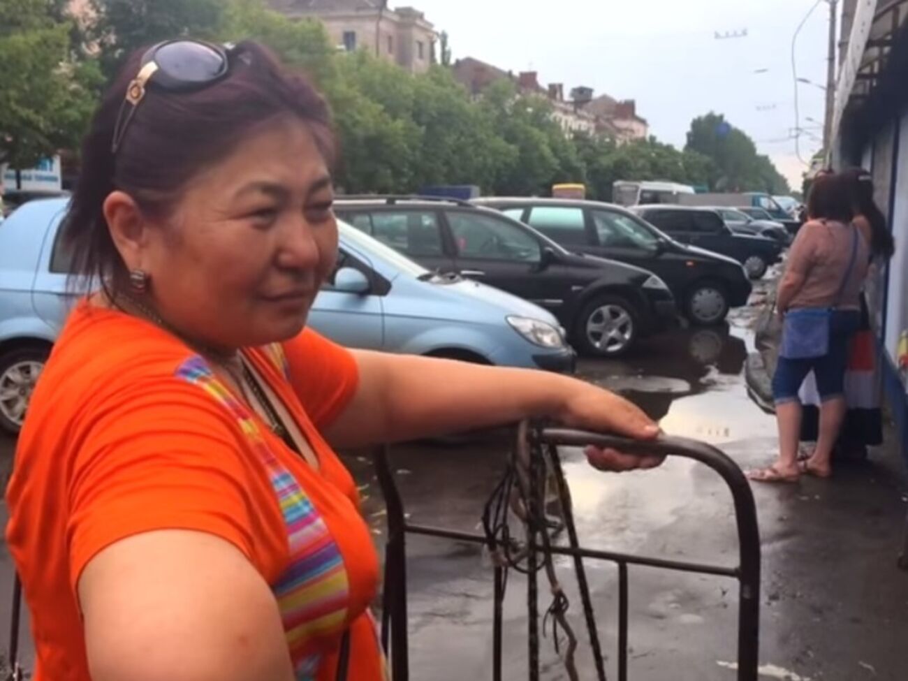 Одна из участниц опроса на улицах Кривого Рога