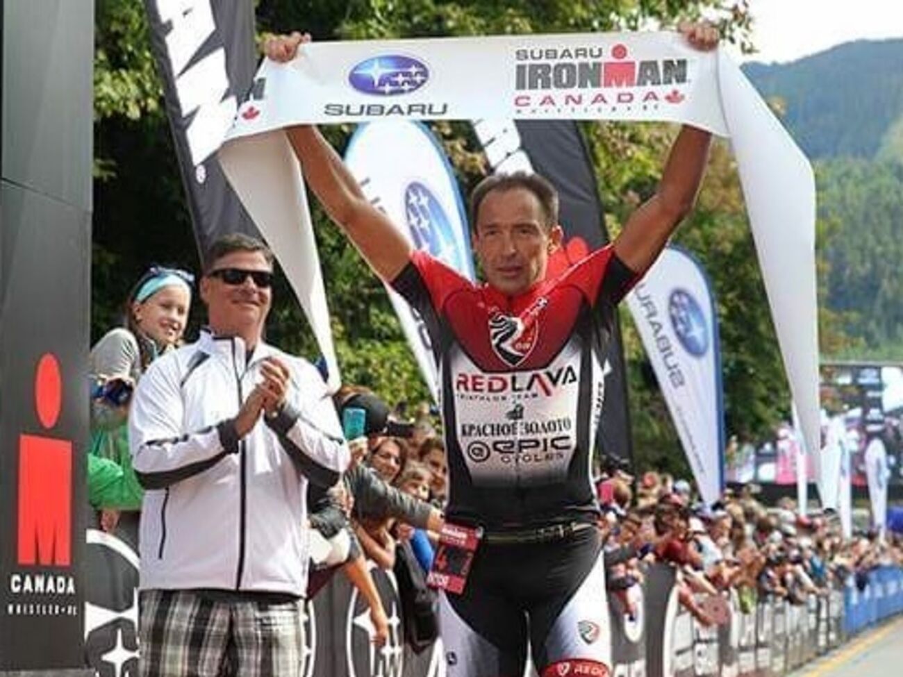 Виктор Земцев на Ironman Canada