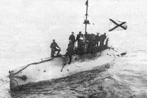 Субмарина класса "Сом" в Балтийском море