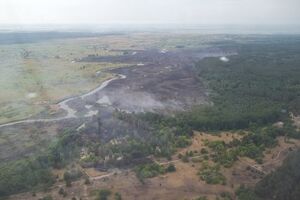 Пожар вблизи Чернобыля продолжается четвертый день
