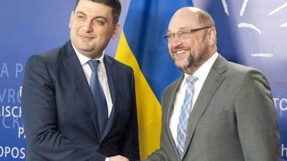 Владимир Гройсман и Мартин Шульц