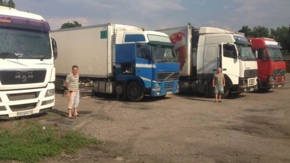 СБУ: Грузовики с контрабандой были задержаны возле пропускного пункта "Курахово"