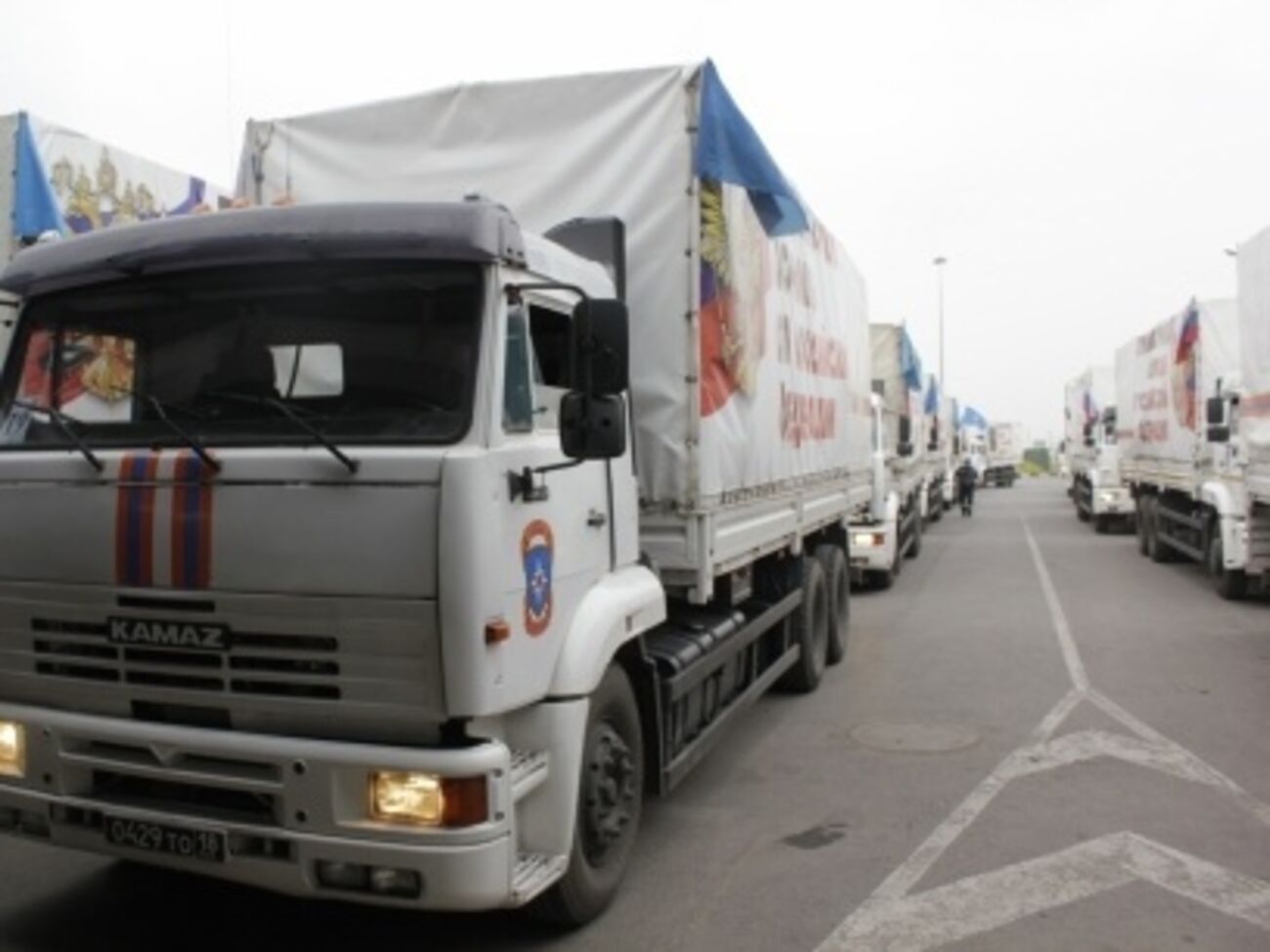 В составе колонны &ndash; более 100 автомобилей