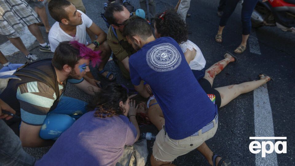 Нападение на участников гей-парада произошло на перекрестке улиц Керен а-Йесод и Джорджа Вашингтона в Иерусалиме