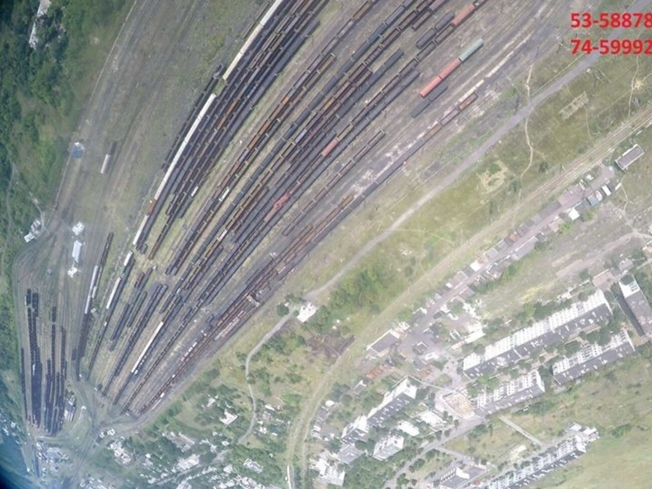 Железнодорожный узел в Дебальцево