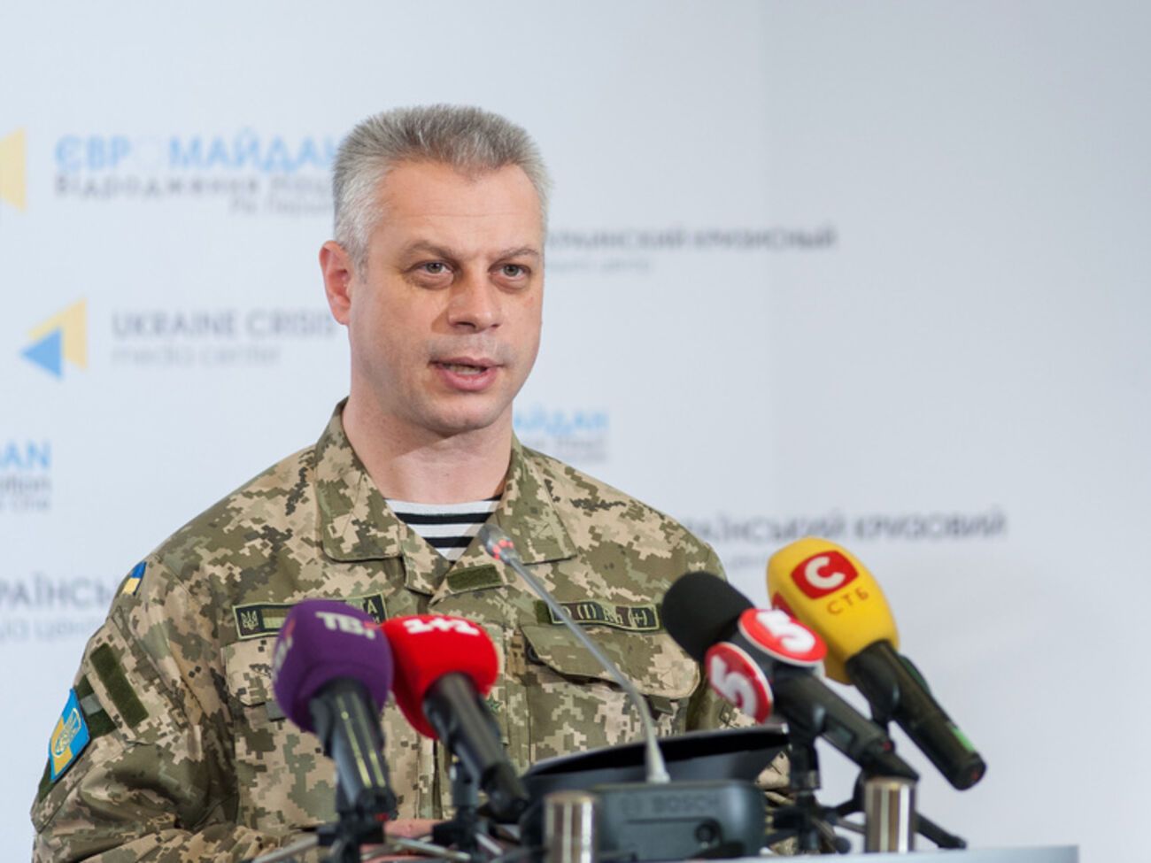 Андрей Лысенко сообщил о ситуации в зоне АТО за последние сутки