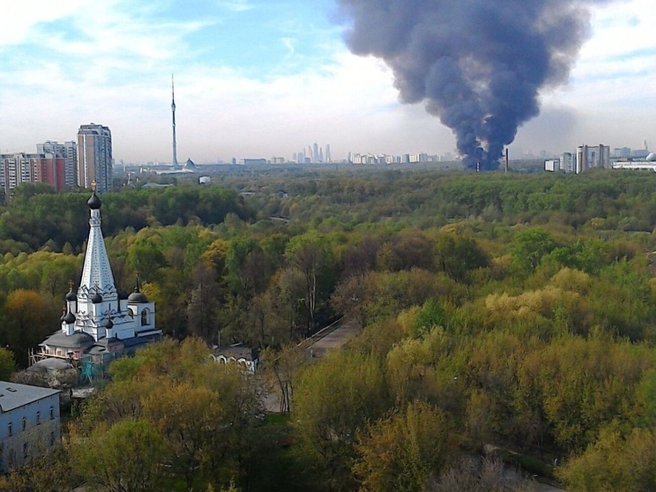 На ВДНХ в Москве произошел очередной пожар