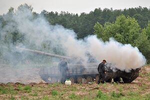 Танкисты Нацгвардии провели учения под Харьковом