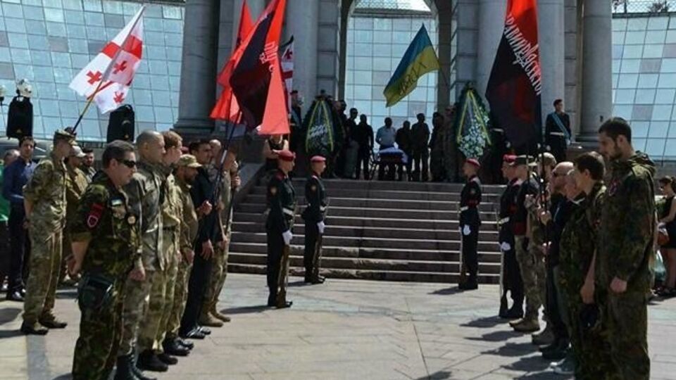 "Правый сектор": Грузинский побратим Константин Лашкхиа (друг Спартак) был профессиональным солдатом, воевал в Афганистане и Ираке