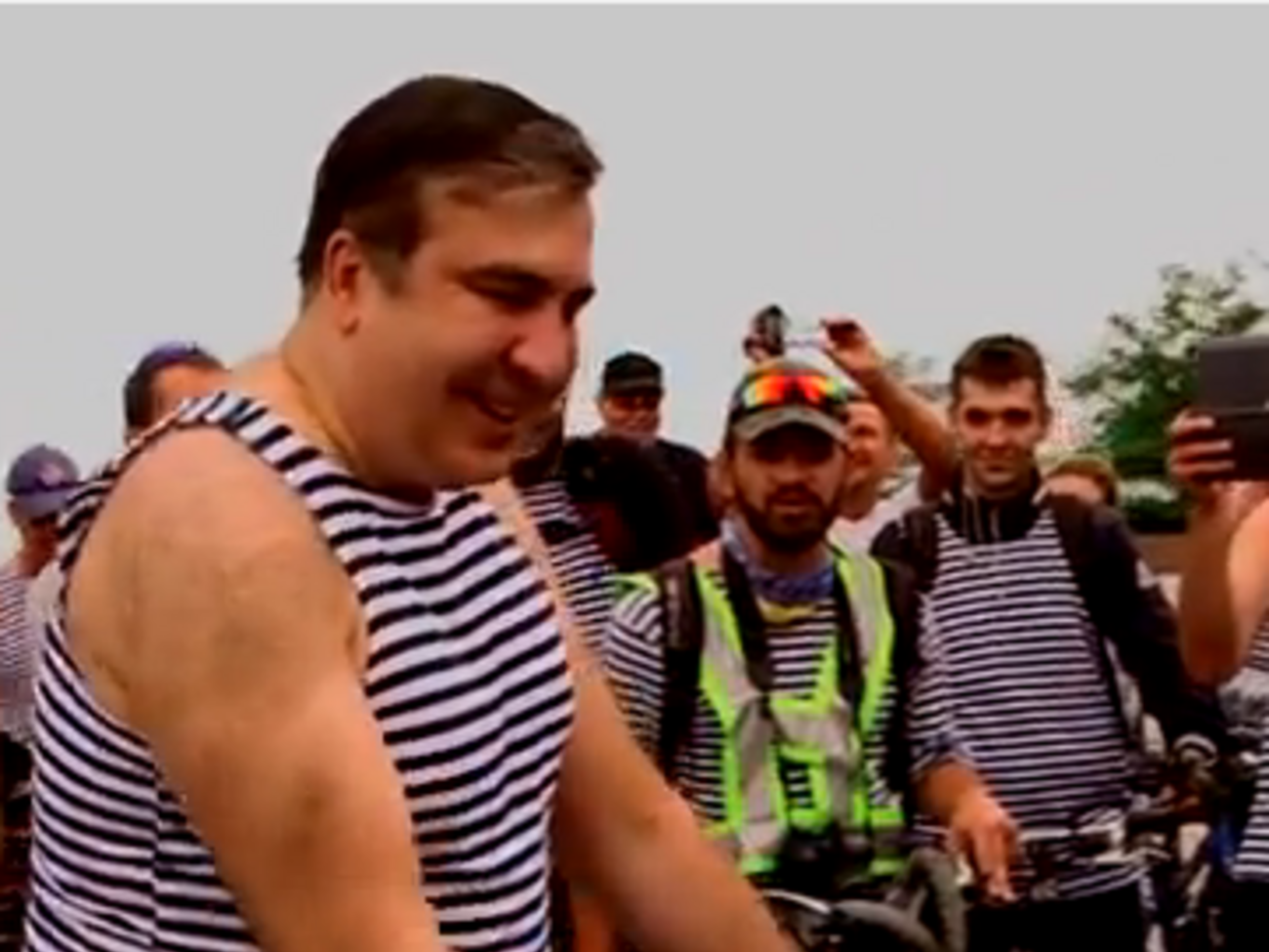 В Одессе состоялся "веломарафон в тельняшках"