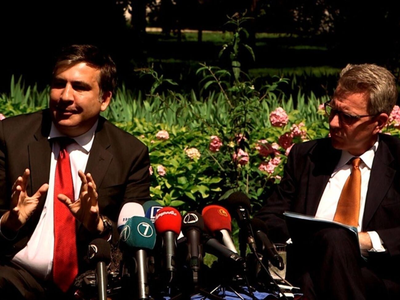 Михаил Саакашвили встретился с Джеффри Пайеттом