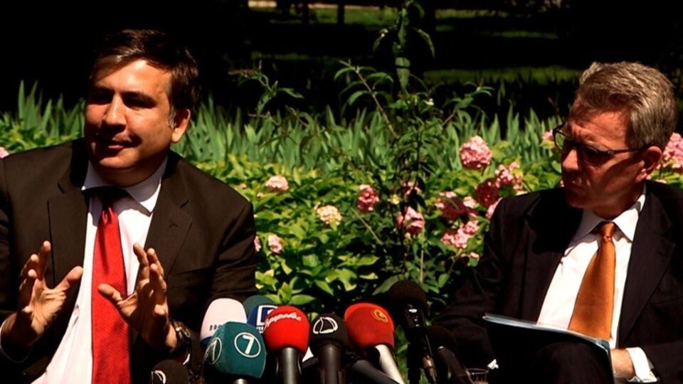 Михаил Саакашвили встретился с Джеффри Пайеттом