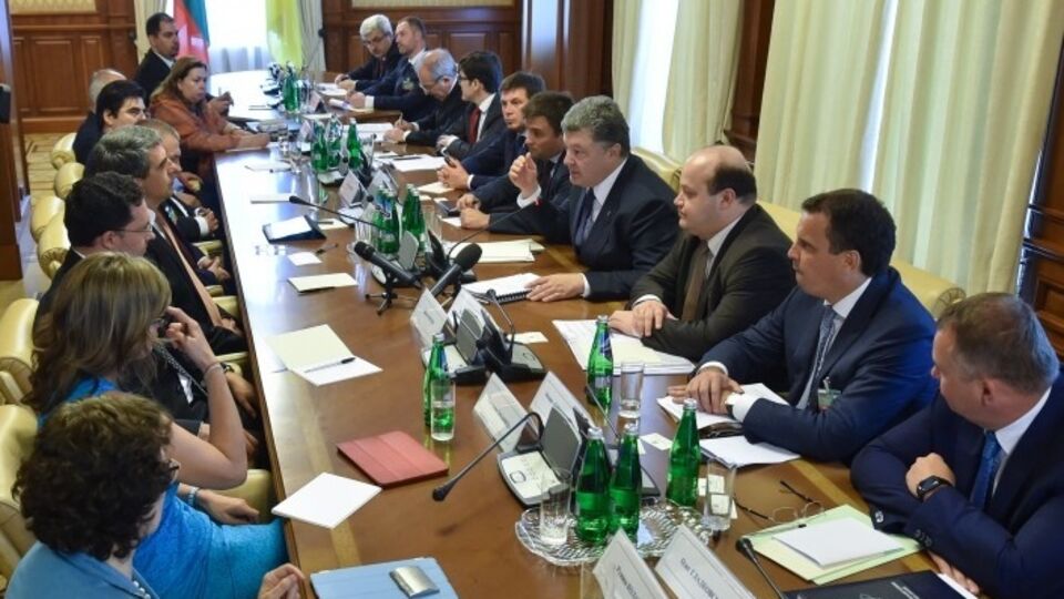 Президент Украины Порошенко встретился с коллегой из Болгарии Плевнелиевым