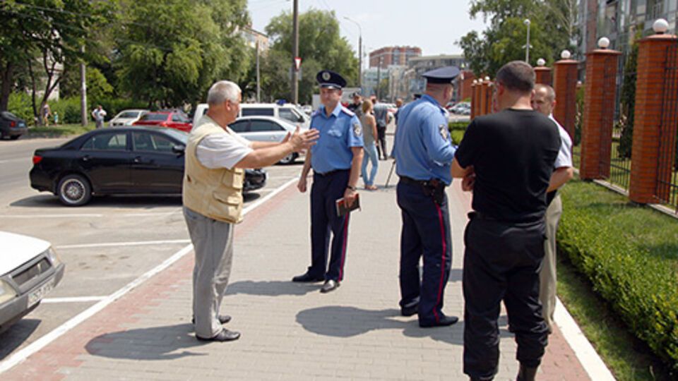 Бывший военный принес в милицию гранату