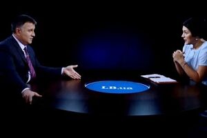 Арсен Аваков в эфире передачи "Левый берег" с Соней Кошкиной