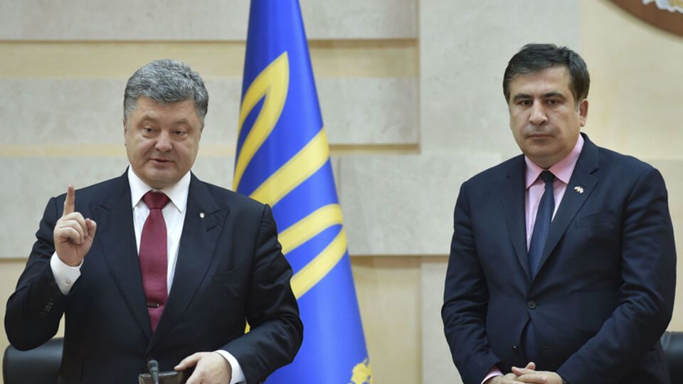 Петр Порошенко и Михаил Саакашвили