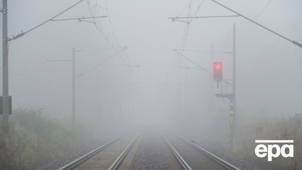 Столкновение произошло на железнодорожном полотне