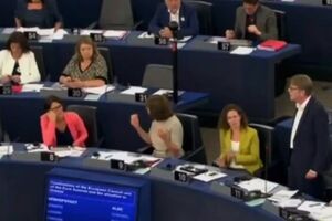 Выступление Ги Верхофстадта депутаты Европарламента встретили аплодисментами