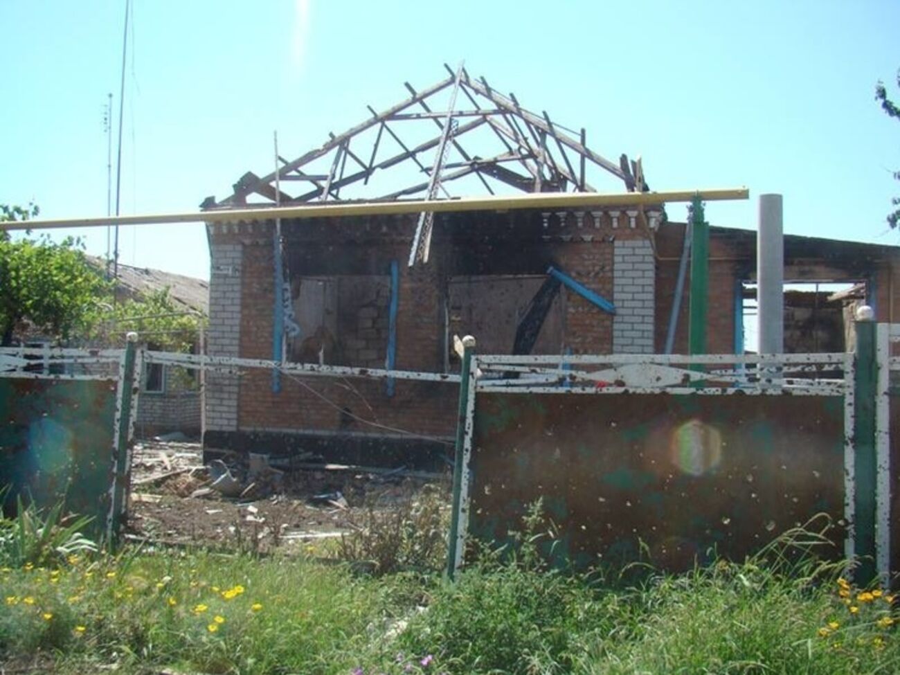 В Широкино разрушены 80% зданий