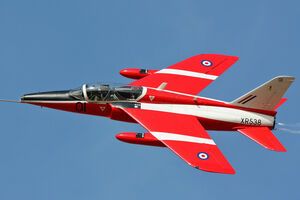 Самолет Folland Gnat aircraft
