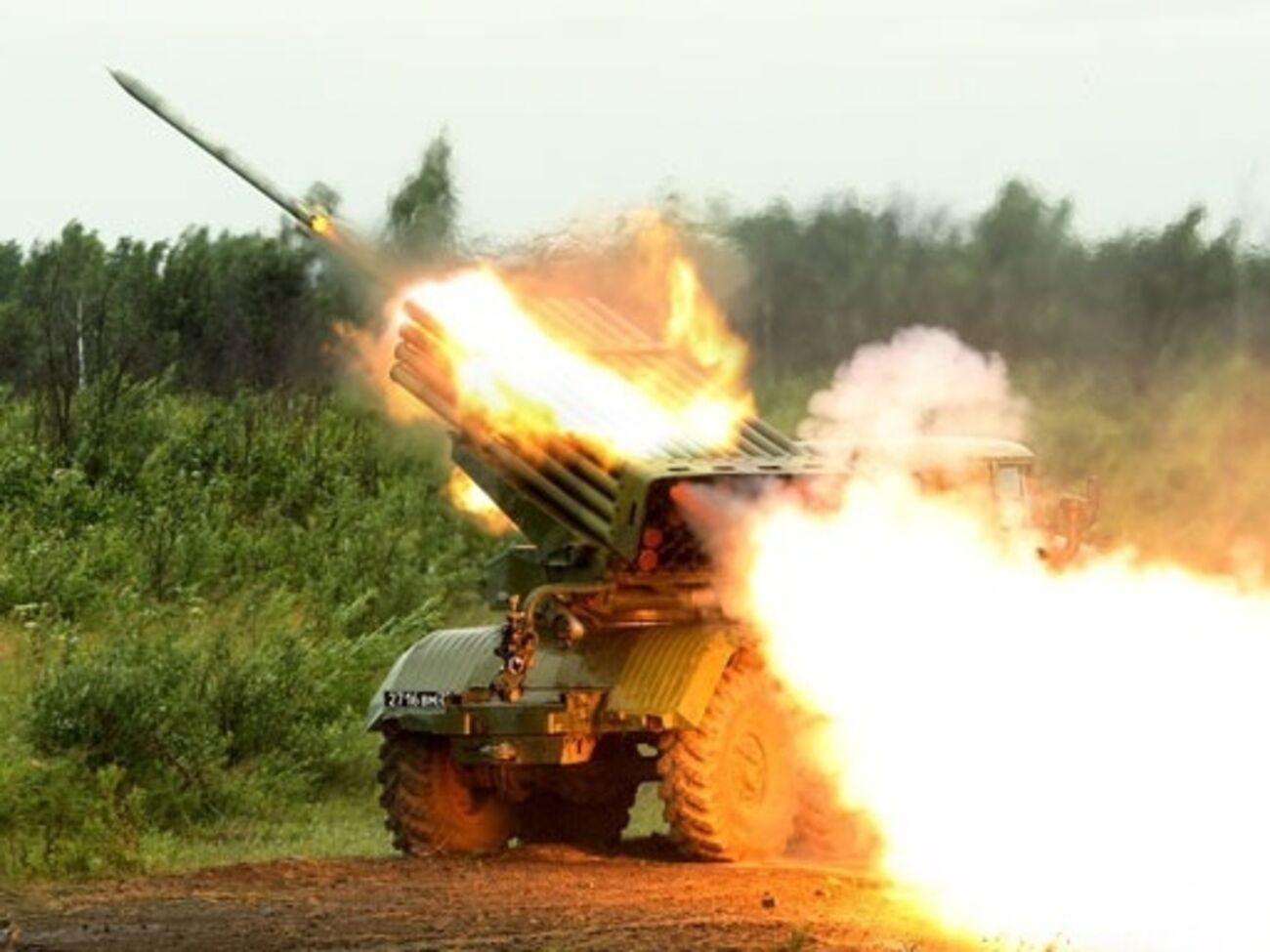 Боевики продолжают обстреливать из "Градов" территорию, контролируемую Вооруженными силами Украины