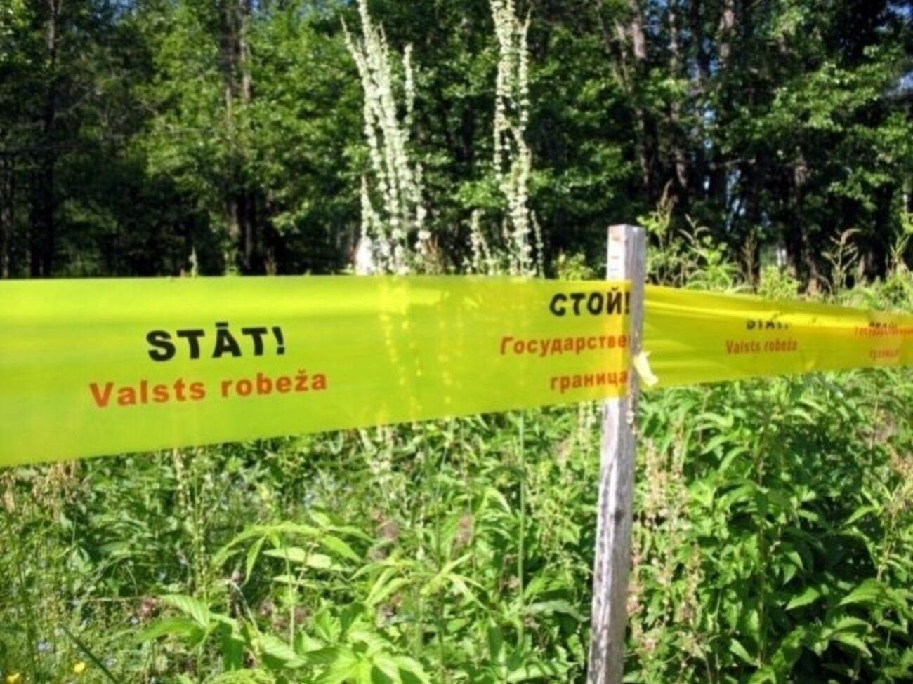 По словам главы латвийского МВД, укрепление границы --- это реакция на растущую волну мигрантов