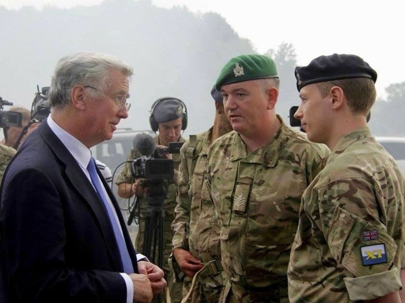 Глава Минобороны Британии посетил учебный центр Командования высокомобильных десантных войск ВСУ. Фоторепортаж