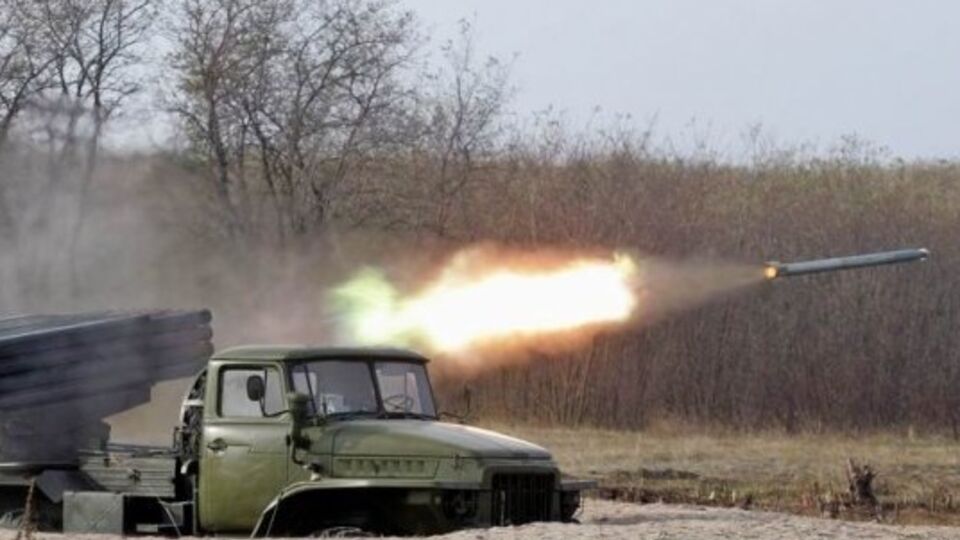 В зоне АТО боевики продолжают применять реактивные системы залпового огня БМ-12 "Град"