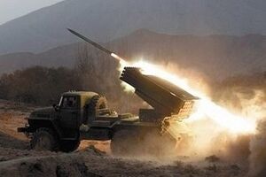 Тымчук: В районе Богдановки (приморское направление) боевики выпустили около 40 "кассет" из шести 122-мм и РСЗО БМ-21 "Град"