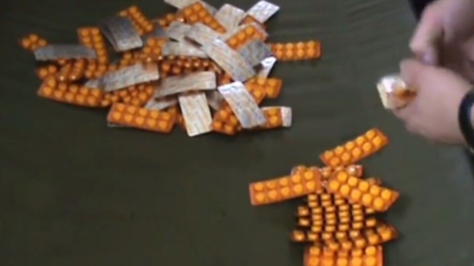 Обезболивающие таблетки изъяты при попытке провезти их на оккупированные территории