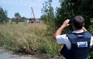 Сотрудники ОБСЕ следили за соблюдением перемирием на время ремонтных работ
