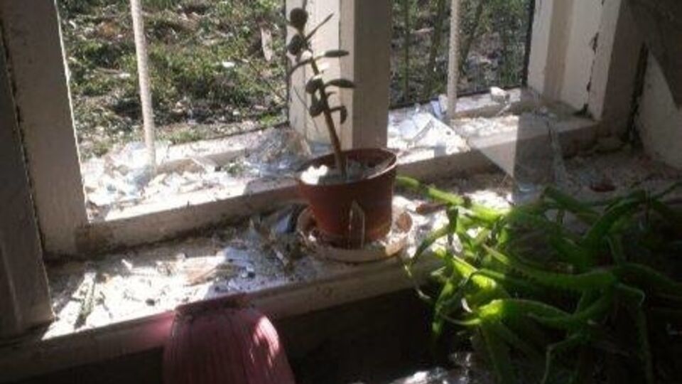 Последствия обстрела боевиками Авдеевки