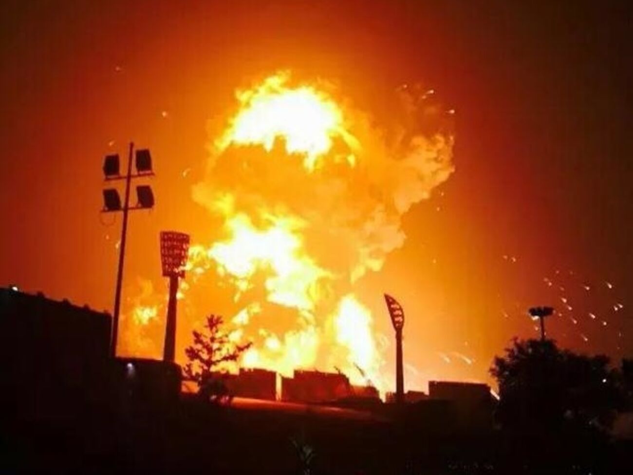 Взрыв в Китае