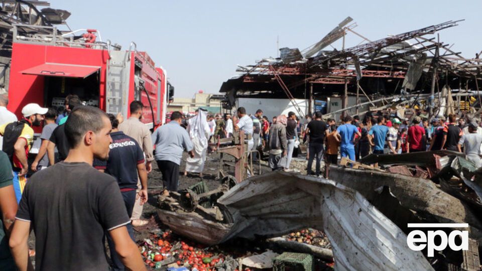 Взрыв на базаре в Багдаде прогремел, когда там находилось много людей