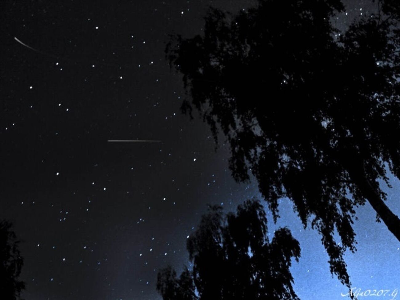 Персеиды хорошо видны только за городом